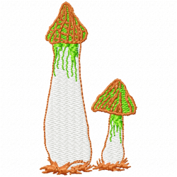 Mushroom Embroidery Design 2 Mushroom Embroidery Design 2